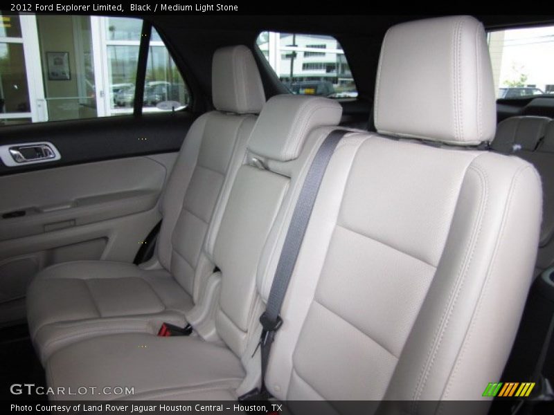 Black / Medium Light Stone 2012 Ford Explorer Limited