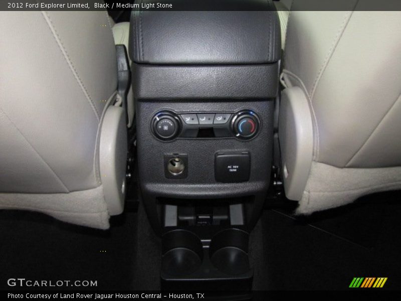 Black / Medium Light Stone 2012 Ford Explorer Limited