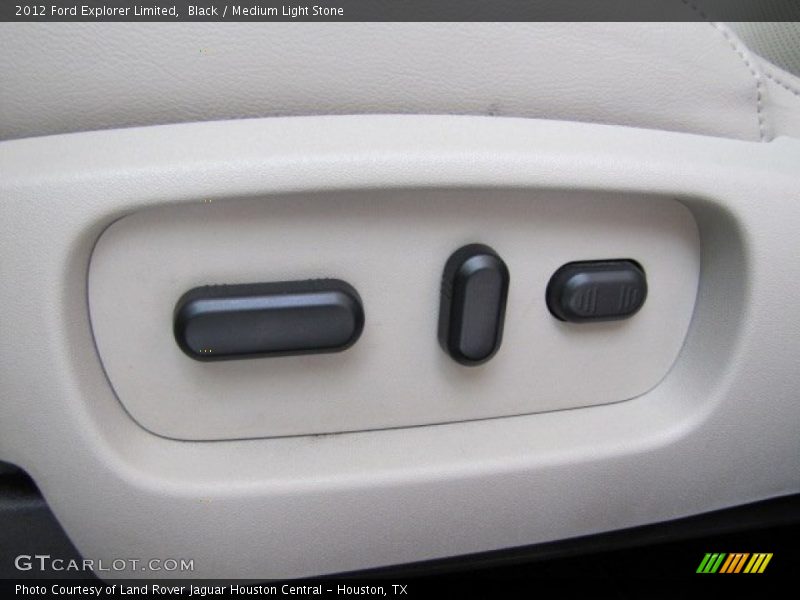Black / Medium Light Stone 2012 Ford Explorer Limited