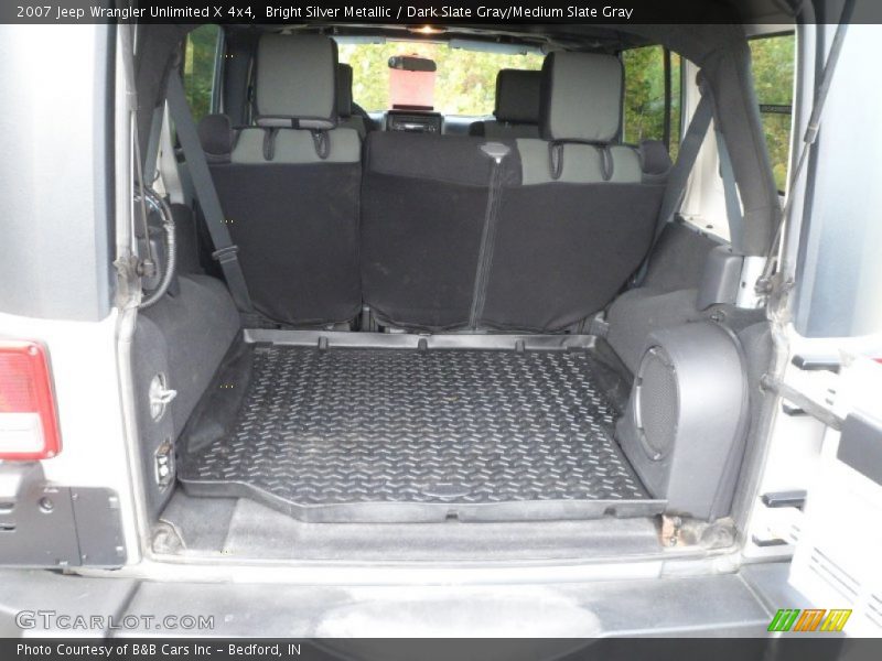 Bright Silver Metallic / Dark Slate Gray/Medium Slate Gray 2007 Jeep Wrangler Unlimited X 4x4