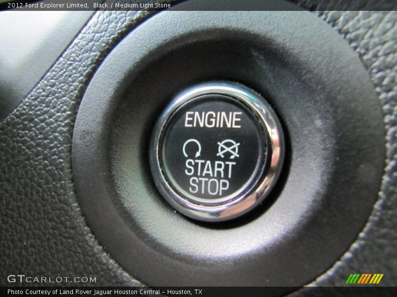 Black / Medium Light Stone 2012 Ford Explorer Limited