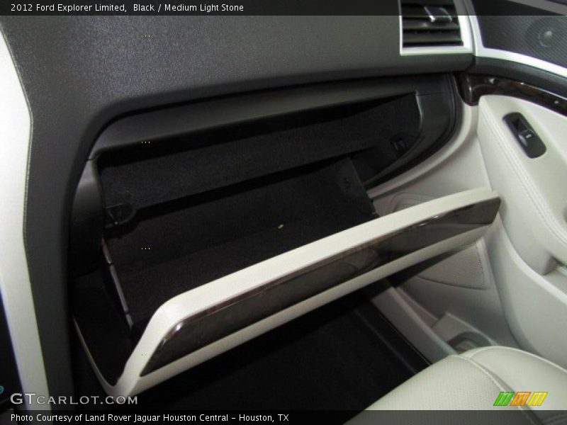 Black / Medium Light Stone 2012 Ford Explorer Limited