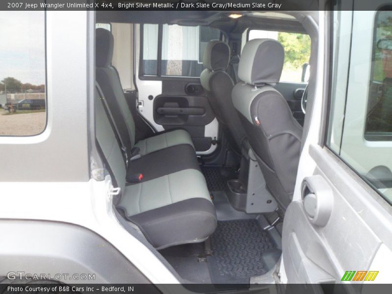 Bright Silver Metallic / Dark Slate Gray/Medium Slate Gray 2007 Jeep Wrangler Unlimited X 4x4