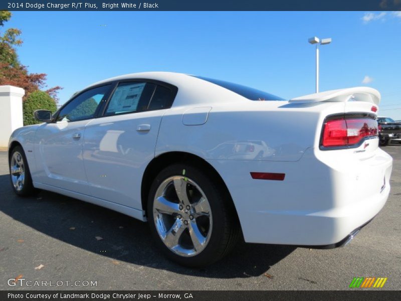 Bright White / Black 2014 Dodge Charger R/T Plus