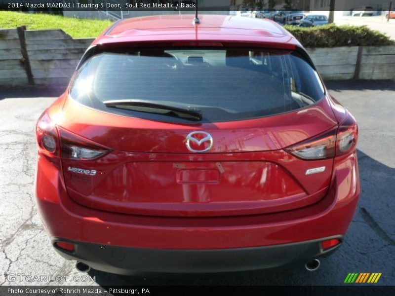 Soul Red Metallic / Black 2014 Mazda MAZDA3 i Touring 5 Door