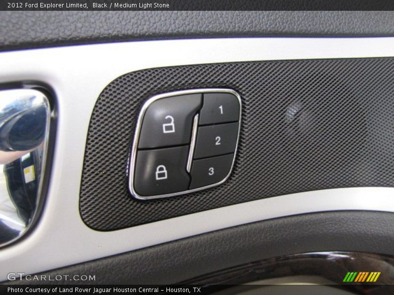 Black / Medium Light Stone 2012 Ford Explorer Limited
