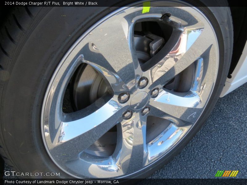 Bright White / Black 2014 Dodge Charger R/T Plus