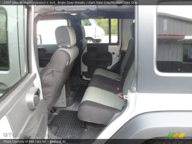 Bright Silver Metallic / Dark Slate Gray/Medium Slate Gray 2007 Jeep Wrangler Unlimited X 4x4
