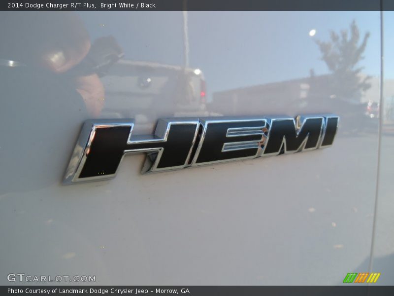 Bright White / Black 2014 Dodge Charger R/T Plus