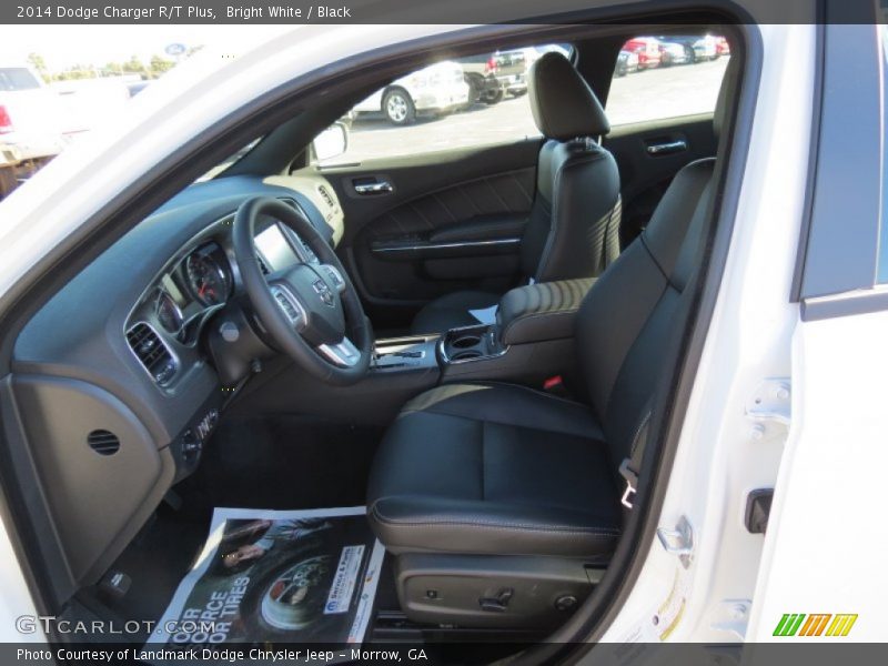 Bright White / Black 2014 Dodge Charger R/T Plus