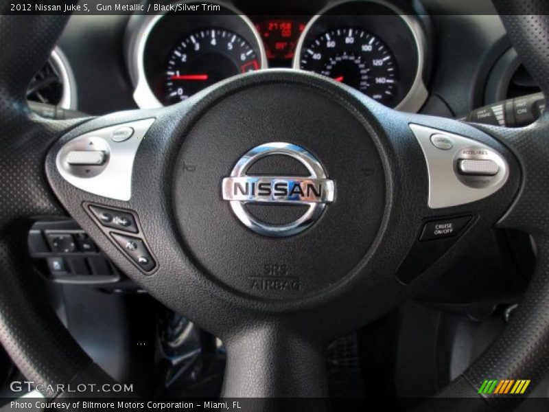 Gun Metallic / Black/Silver Trim 2012 Nissan Juke S