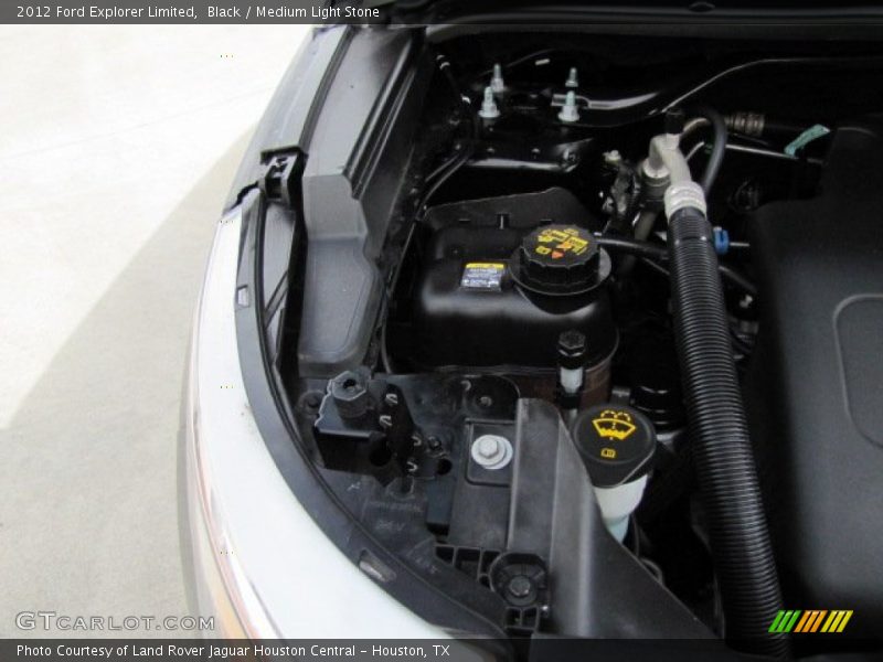 Black / Medium Light Stone 2012 Ford Explorer Limited