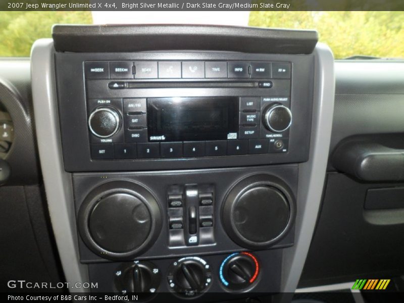 Bright Silver Metallic / Dark Slate Gray/Medium Slate Gray 2007 Jeep Wrangler Unlimited X 4x4