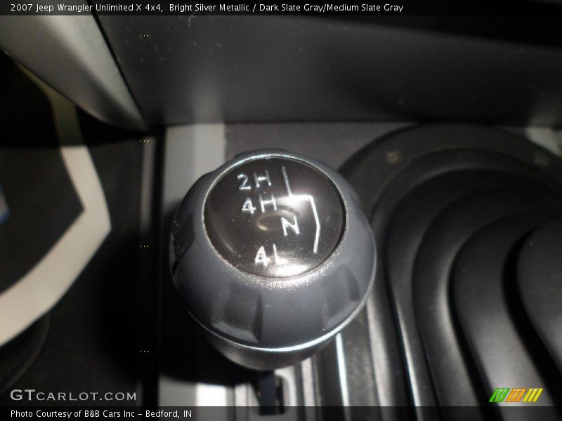 Bright Silver Metallic / Dark Slate Gray/Medium Slate Gray 2007 Jeep Wrangler Unlimited X 4x4