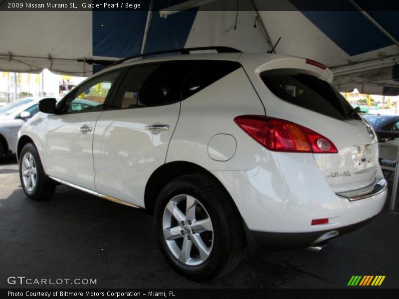 Glacier Pearl / Beige 2009 Nissan Murano SL