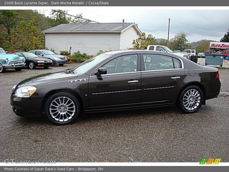 Dark Mocha Metallic / Cocoa/Shale 2008 Buick Lucerne Super