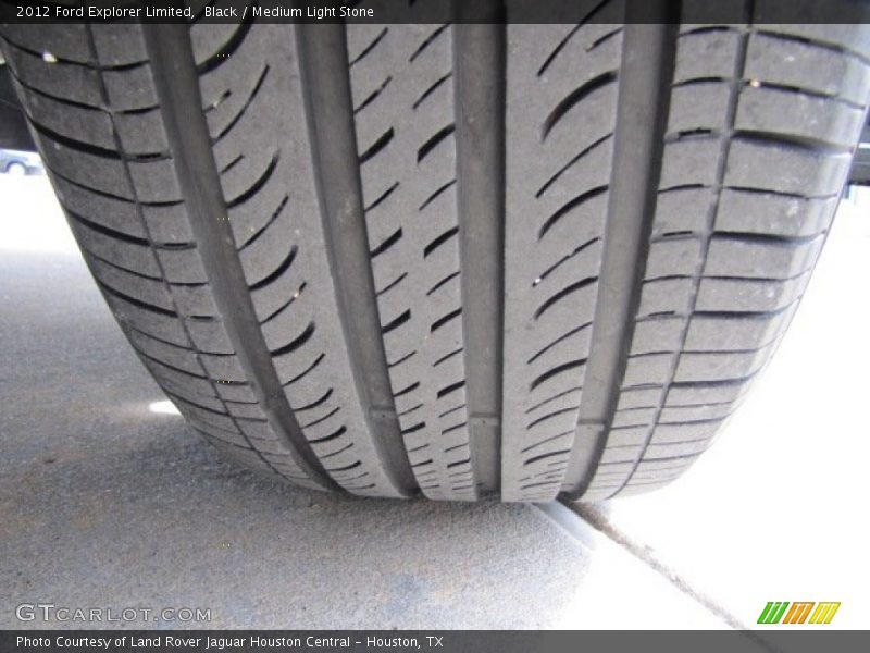 Black / Medium Light Stone 2012 Ford Explorer Limited