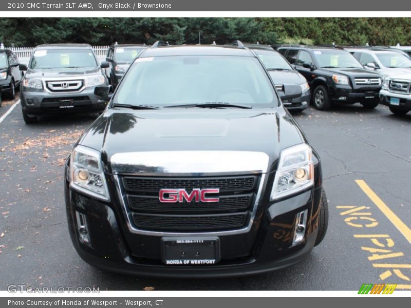 Onyx Black / Brownstone 2010 GMC Terrain SLT AWD