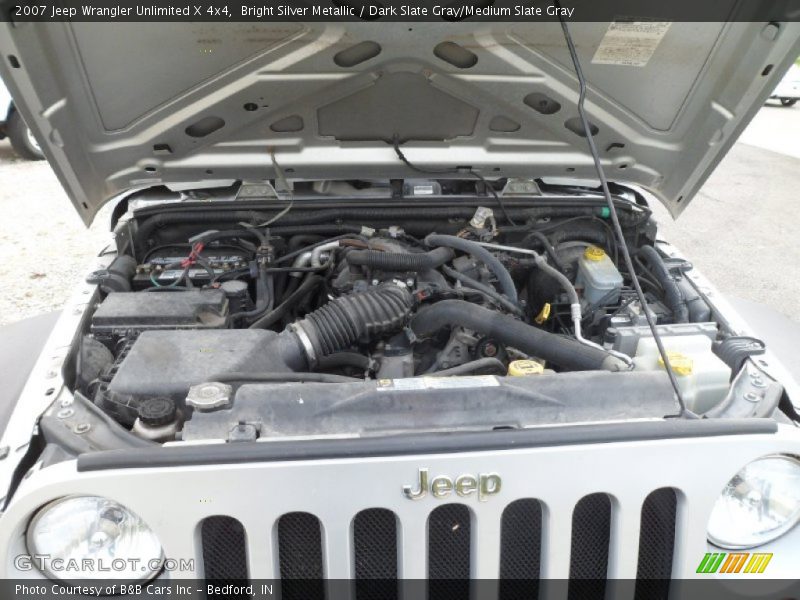 Bright Silver Metallic / Dark Slate Gray/Medium Slate Gray 2007 Jeep Wrangler Unlimited X 4x4