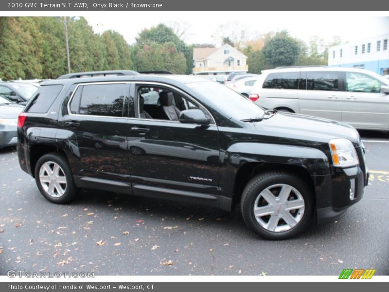 Onyx Black / Brownstone 2010 GMC Terrain SLT AWD