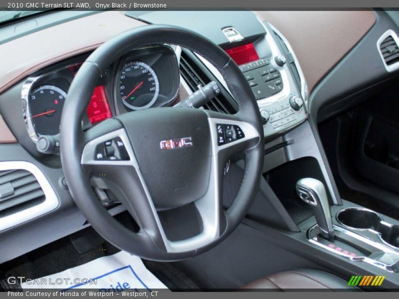 Onyx Black / Brownstone 2010 GMC Terrain SLT AWD
