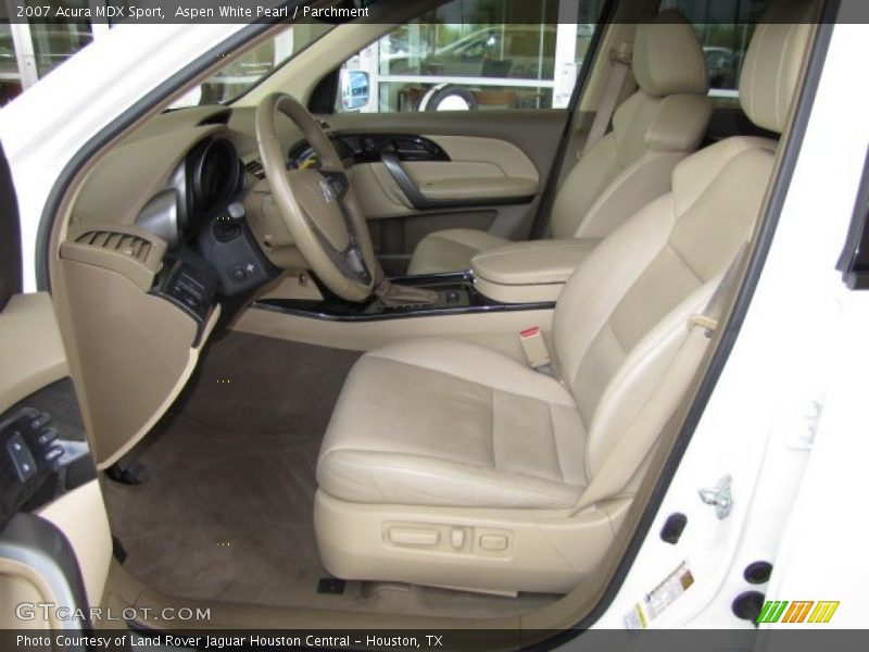 Aspen White Pearl / Parchment 2007 Acura MDX Sport