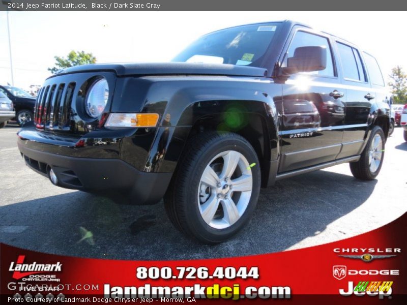 Black / Dark Slate Gray 2014 Jeep Patriot Latitude
