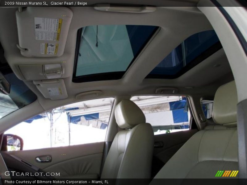 Glacier Pearl / Beige 2009 Nissan Murano SL