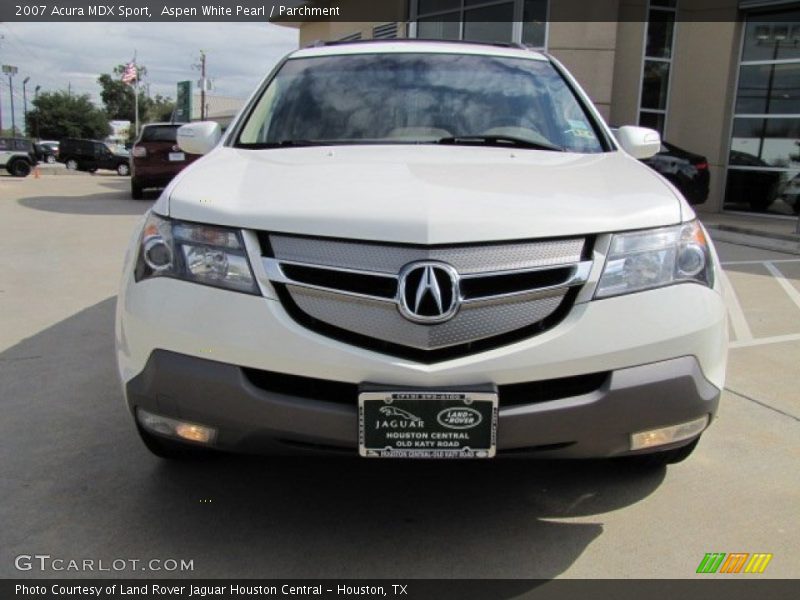 Aspen White Pearl / Parchment 2007 Acura MDX Sport