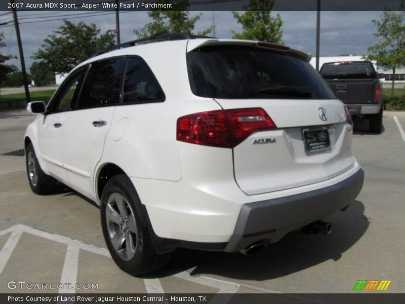 Aspen White Pearl / Parchment 2007 Acura MDX Sport