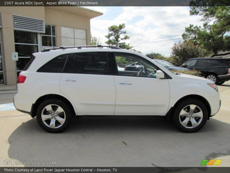 Aspen White Pearl / Parchment 2007 Acura MDX Sport