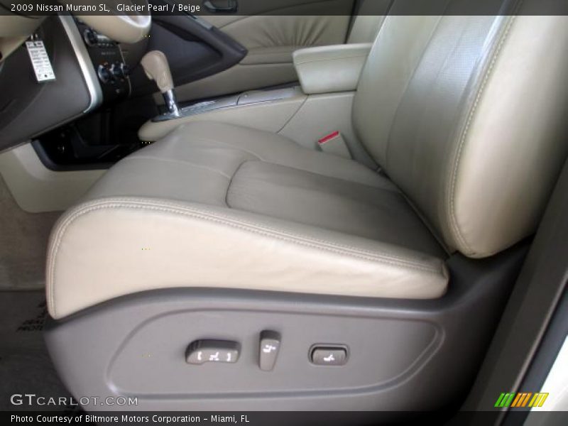 Glacier Pearl / Beige 2009 Nissan Murano SL