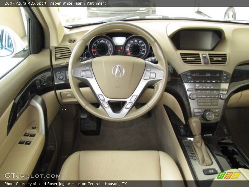 Aspen White Pearl / Parchment 2007 Acura MDX Sport