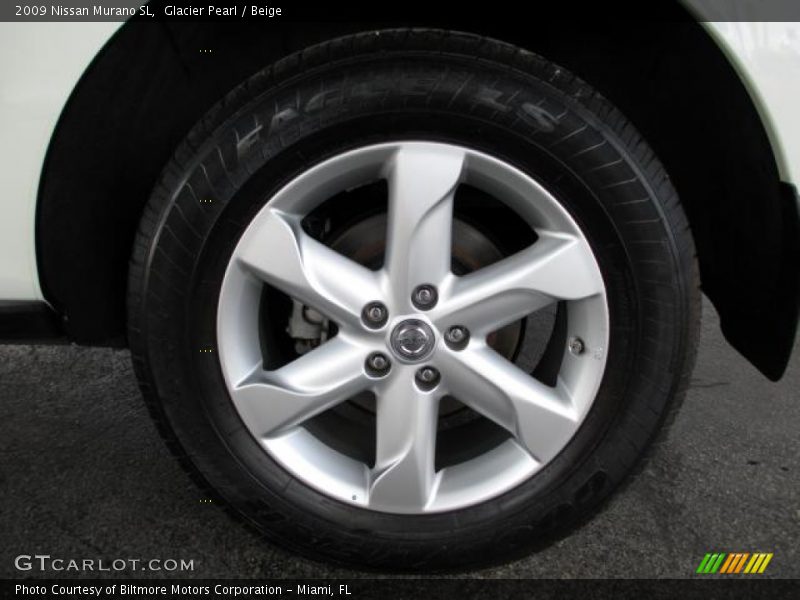 Glacier Pearl / Beige 2009 Nissan Murano SL