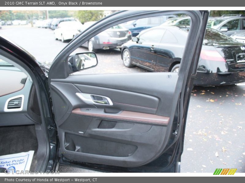 Onyx Black / Brownstone 2010 GMC Terrain SLT AWD