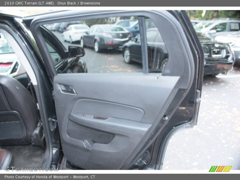 Onyx Black / Brownstone 2010 GMC Terrain SLT AWD