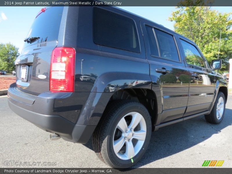 Maximum Steel Metallic / Dark Slate Gray 2014 Jeep Patriot Latitude