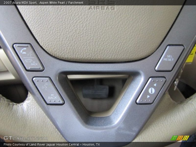 Aspen White Pearl / Parchment 2007 Acura MDX Sport