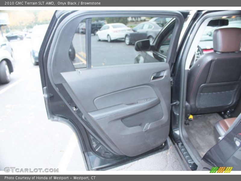 Onyx Black / Brownstone 2010 GMC Terrain SLT AWD