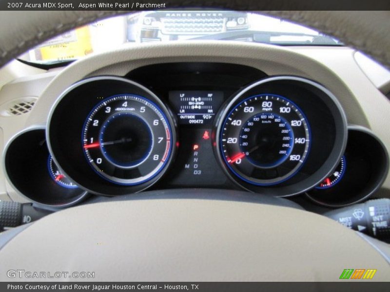 Aspen White Pearl / Parchment 2007 Acura MDX Sport