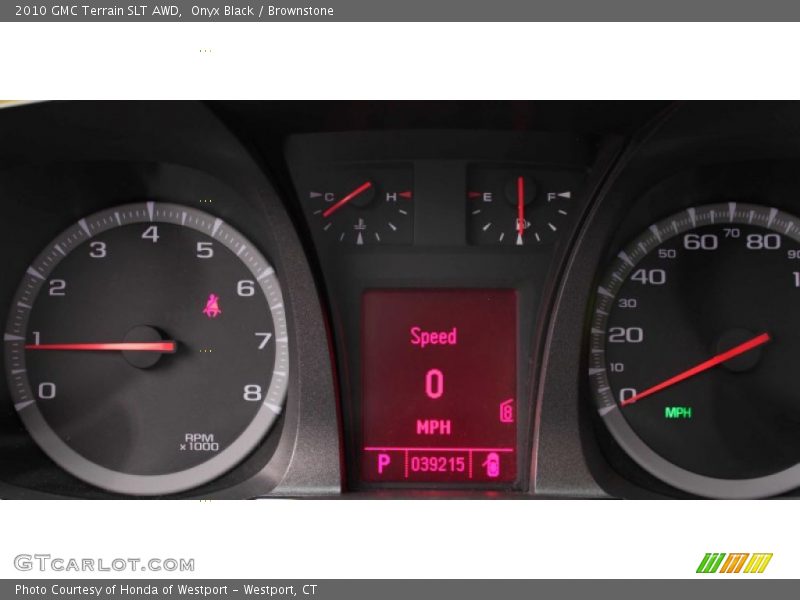 Onyx Black / Brownstone 2010 GMC Terrain SLT AWD
