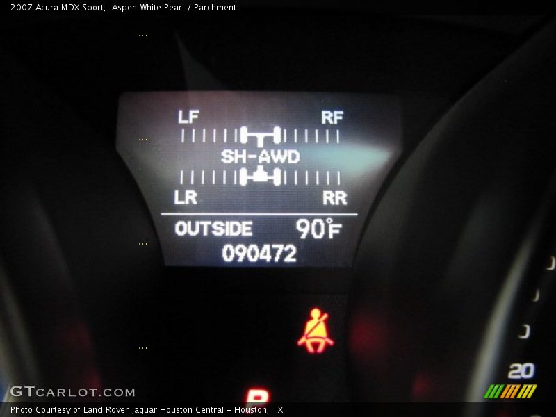 Aspen White Pearl / Parchment 2007 Acura MDX Sport