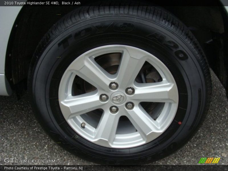 Black / Ash 2010 Toyota Highlander SE 4WD
