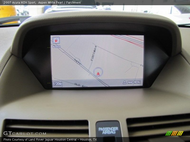 Aspen White Pearl / Parchment 2007 Acura MDX Sport