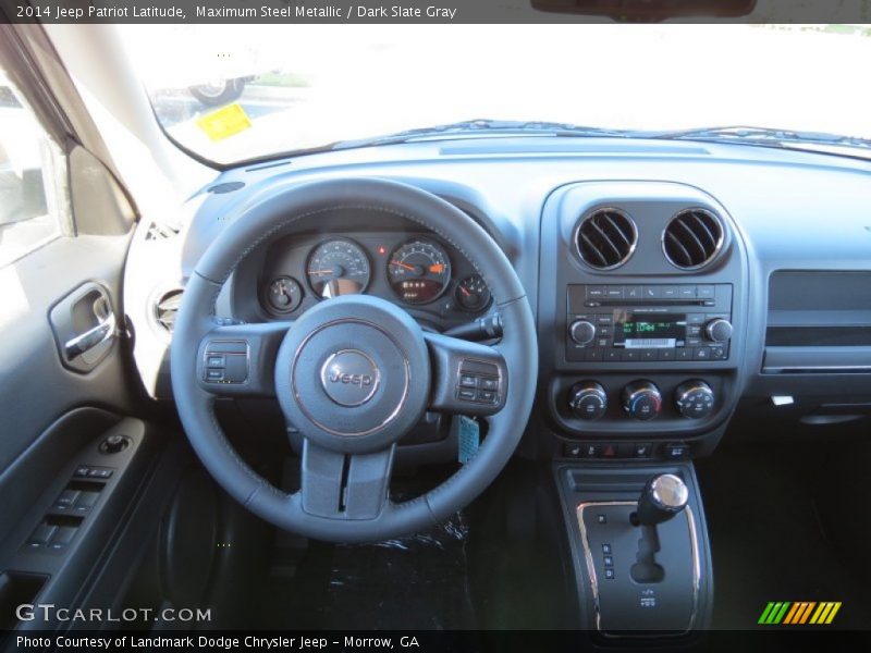 Maximum Steel Metallic / Dark Slate Gray 2014 Jeep Patriot Latitude