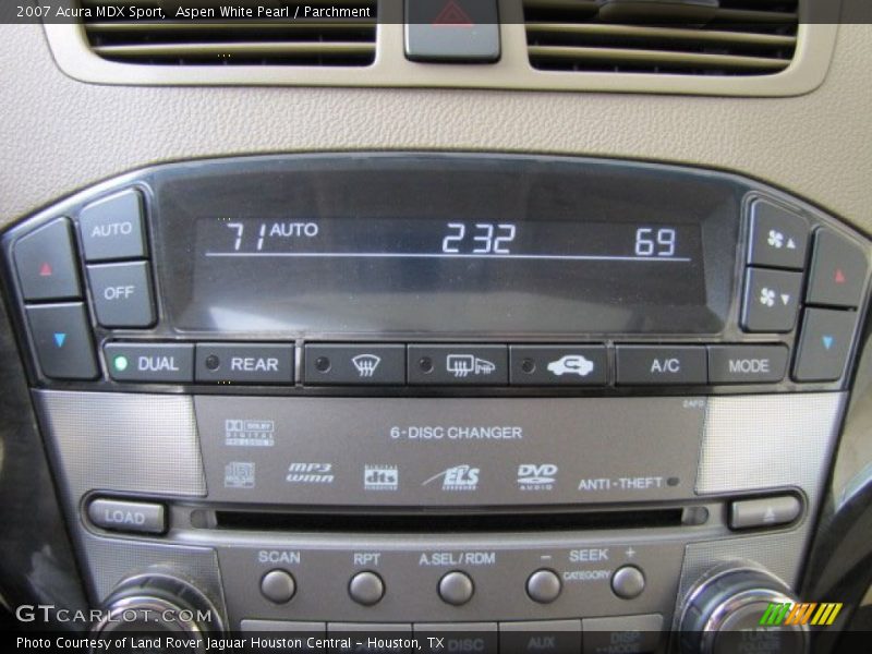 Aspen White Pearl / Parchment 2007 Acura MDX Sport