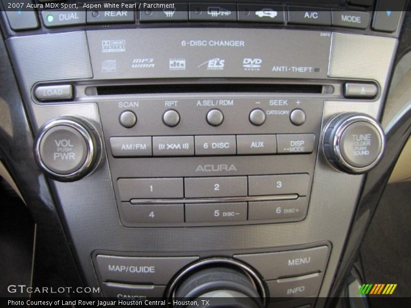 Aspen White Pearl / Parchment 2007 Acura MDX Sport