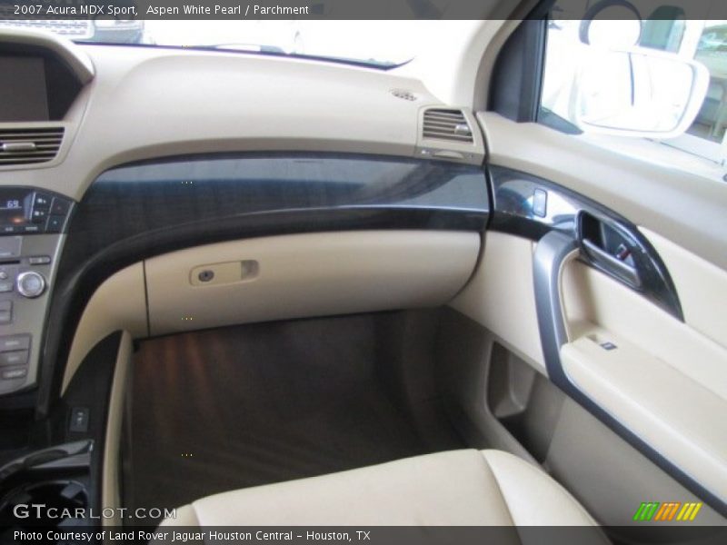 Aspen White Pearl / Parchment 2007 Acura MDX Sport