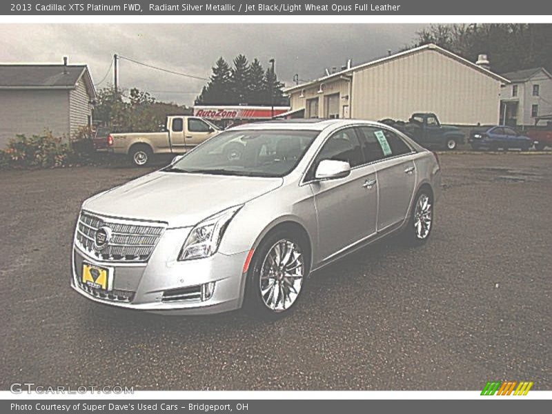 Radiant Silver Metallic / Jet Black/Light Wheat Opus Full Leather 2013 Cadillac XTS Platinum FWD