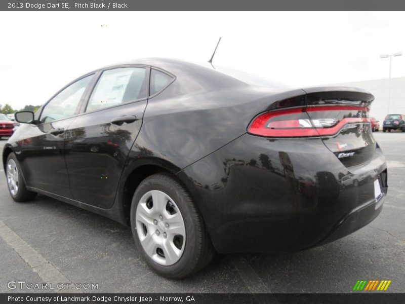 Pitch Black / Black 2013 Dodge Dart SE